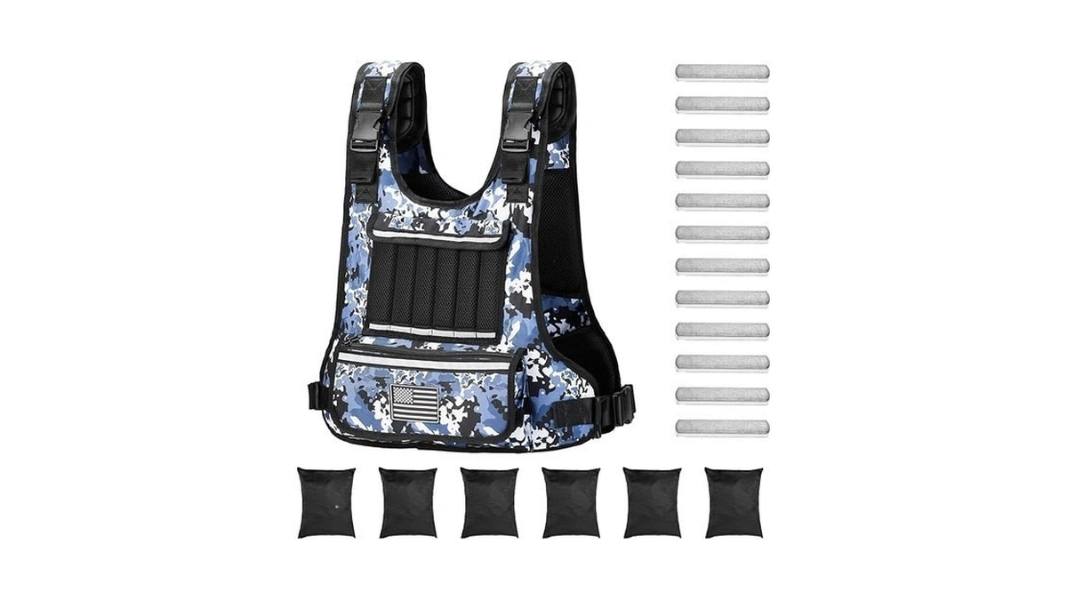 Gtruips Weighted Vest For Men 20lbs Adjustable... - Coupon