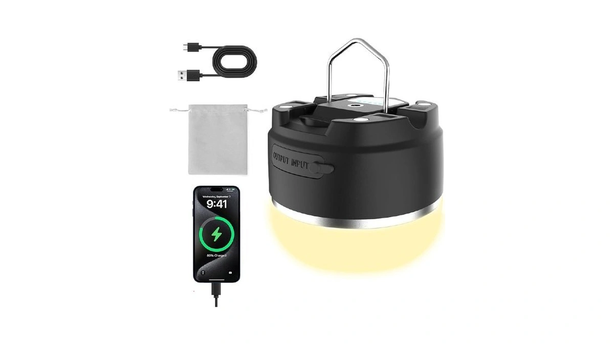 Kobaiban Led Camping Lantern Rechargeable 8000mah 3... - Coupon