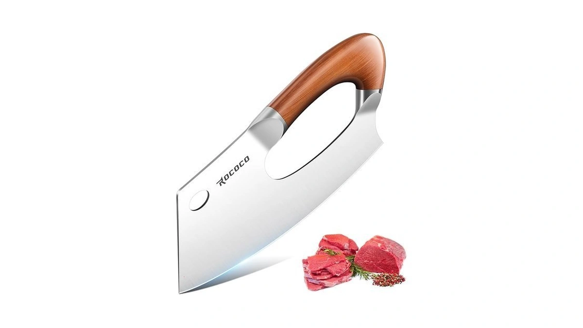 Rococo Meat Cleaver Knife Unique Effort Saving... - Coupon