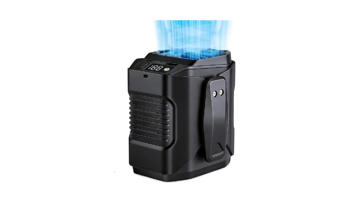 2026 Ai Portable Wearable Waist Neck Hanging Fan... - Coupon