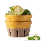 Gomakren Ceramic Berry Basket With Holes Round... - Coupon