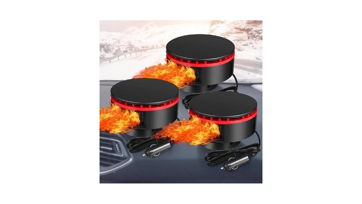 Tuanse 3 Pcs Portable Car Heater 12v Vehicle... - Coupon