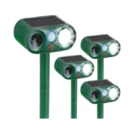 4pack Solar Ultrasonic Animal Repeller With Strobe... - Coupon