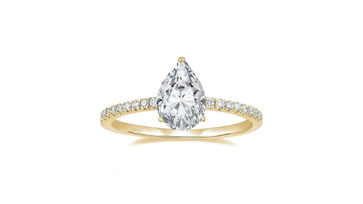 Eamti 2ct 925 Sterling Silver 14k Gold Plated... - Coupon