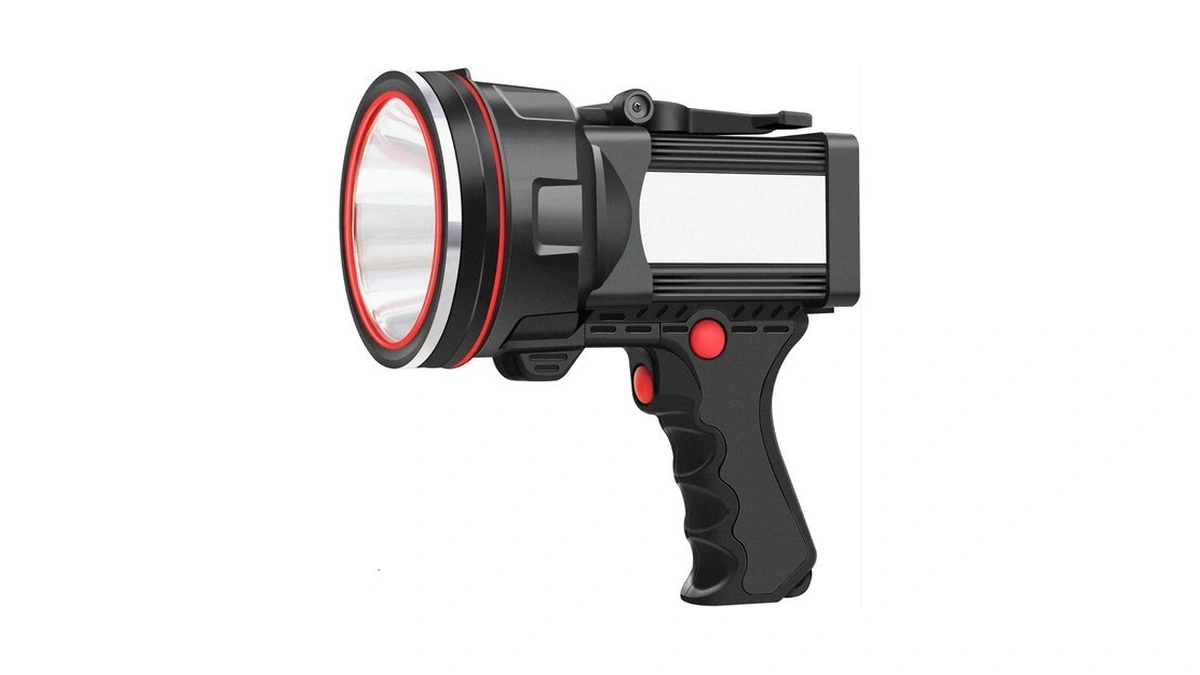 Anlook Rechargeable Spotlight Flashlight Waterproof... - Coupon