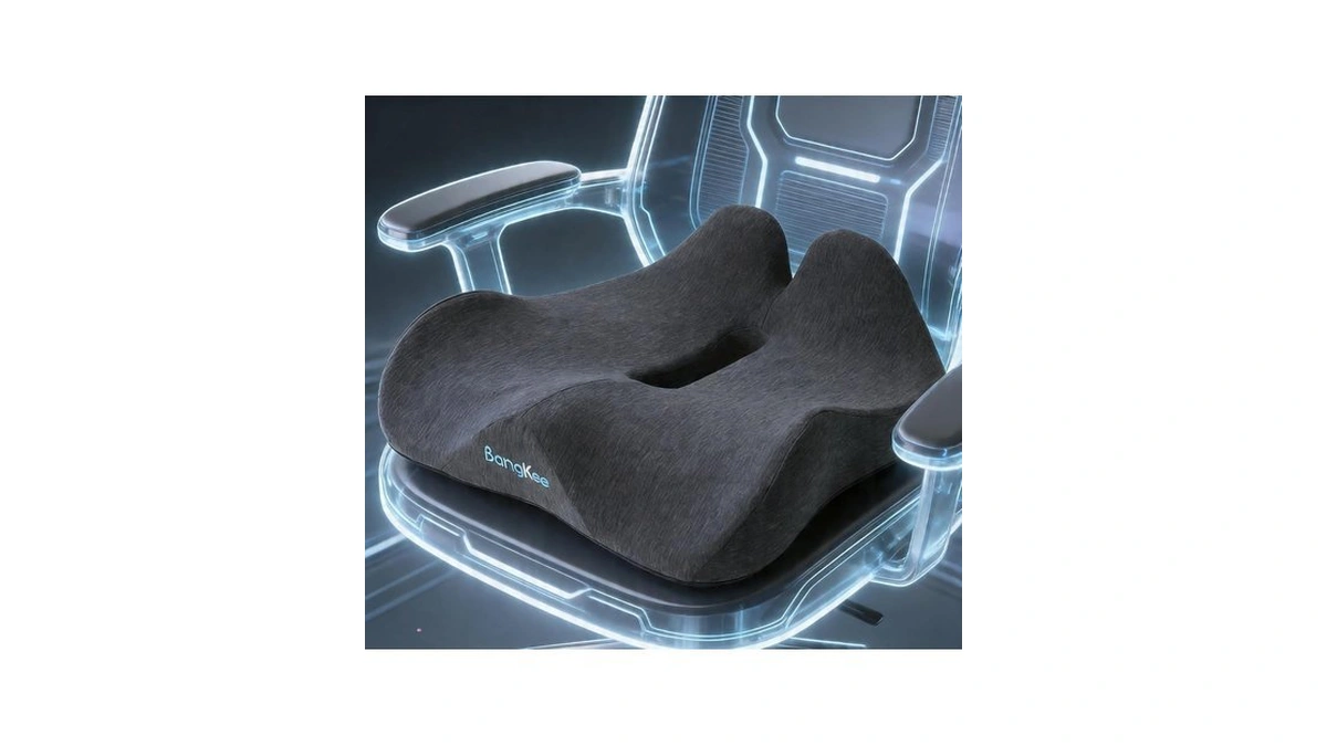 Bangkee 18x16 Inch Memory Foam Seat Cushion For... - Coupon