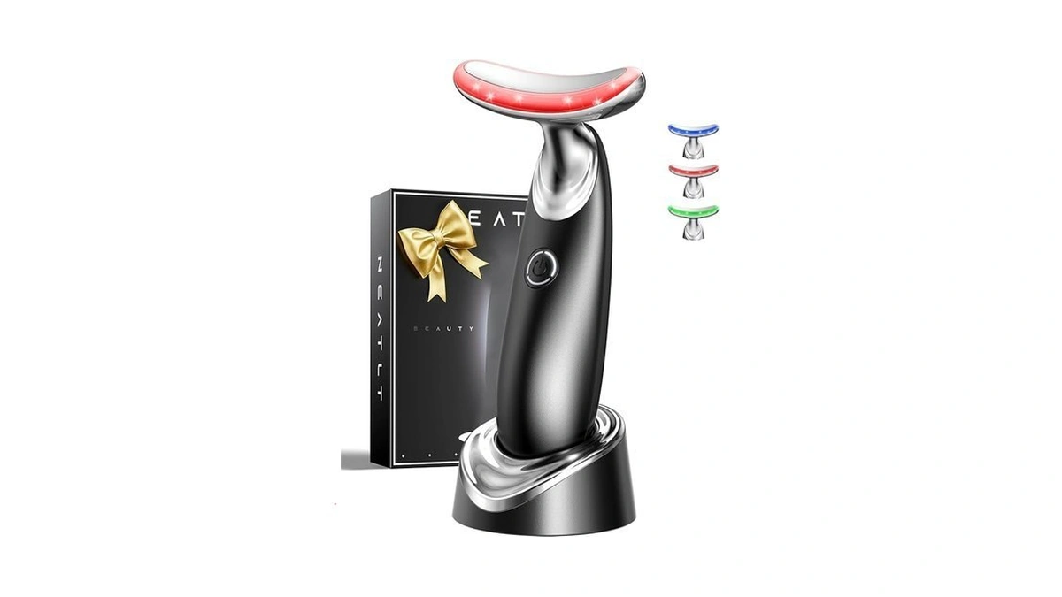 Red Light For Face And Neck 7-in-1 Face Massager... - Coupon