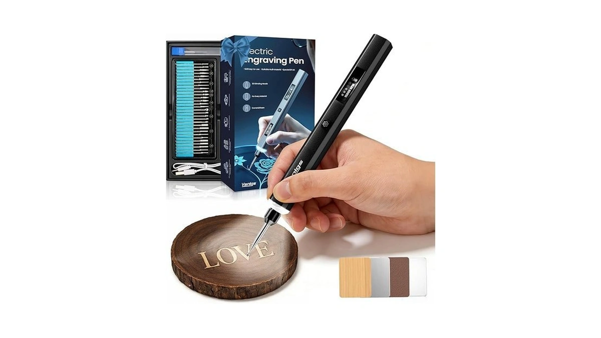 Vanlgs Engraving Pen For Metal Wood Glass Plastic... - Coupon