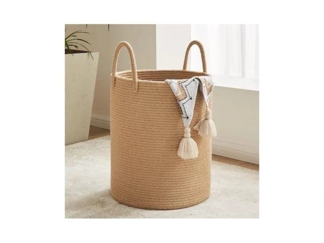 Jute Rope Laundry Hamper Basket 58l Tall Laundry… – Coupon