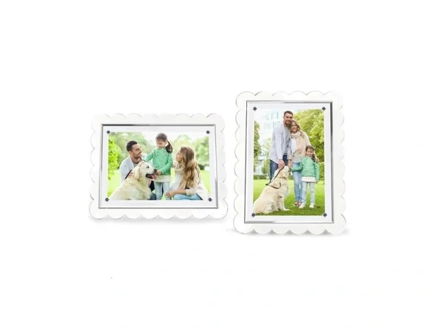 Acrylic Picture Frames 5x7in Clear Scalloped Design… – Coupon