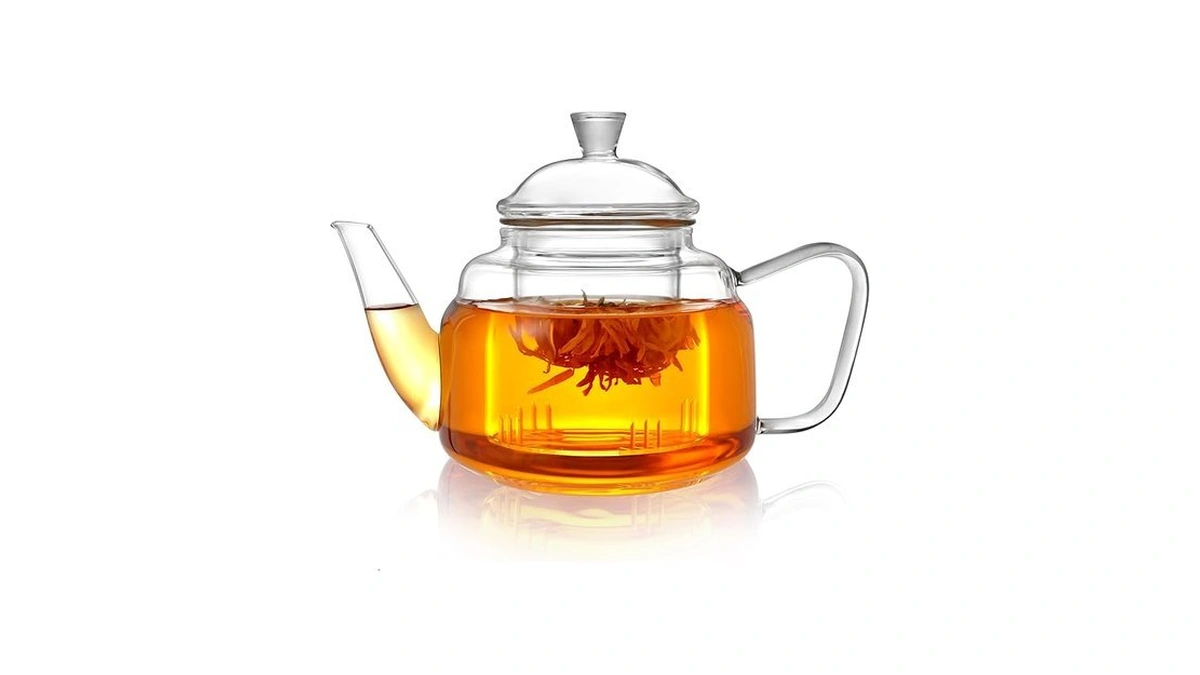 Cnglass Glass Teapot With Removable Infuser 20oz... - Coupon