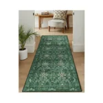 Lunasun Boho Green Long Hallway Runner Rug 2x6... - Coupon