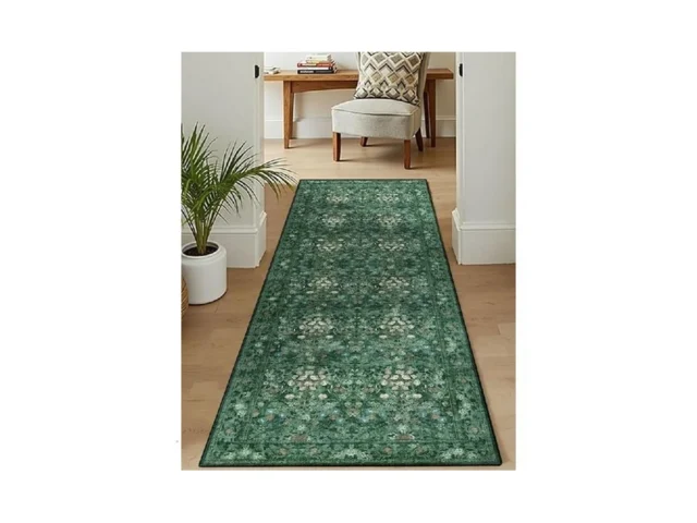 Lunasun Boho Green Long Hallway Runner Rug 2×6… – Coupon