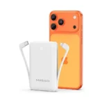 Miisso 10000mah Mini Portable Charger With Built In... - Coupon