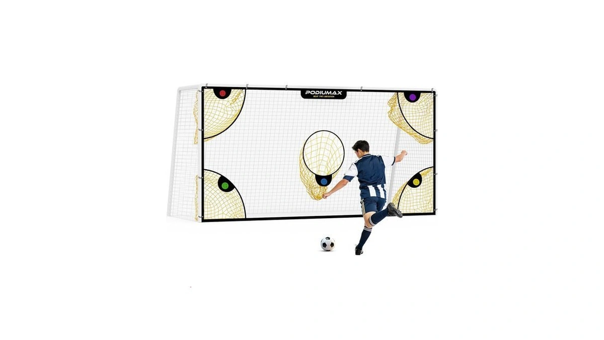 Podiumax Soccer Goal Target Net 12x6ft Soccer Net... - Coupon
