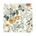 Livebor Vintage Floral Peel And Stick Wallpaper... - Coupon