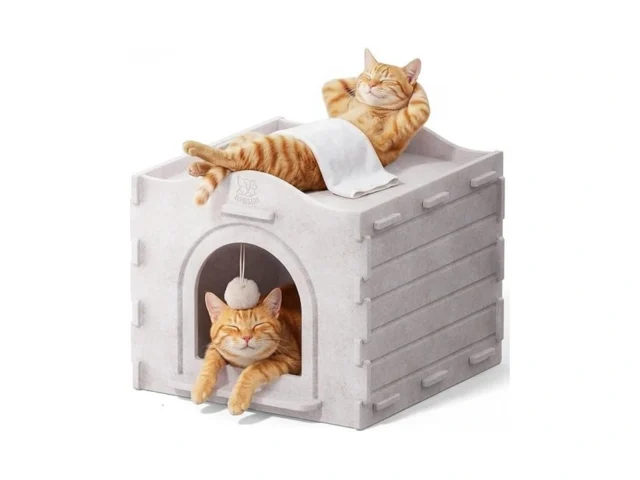 Apasiri Cat Bed Cave For Indoor Cats New Felt Cat… – Coupon