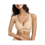 Aubrasen Deep V Wireless Seamless Push Up Bras For... - Coupon