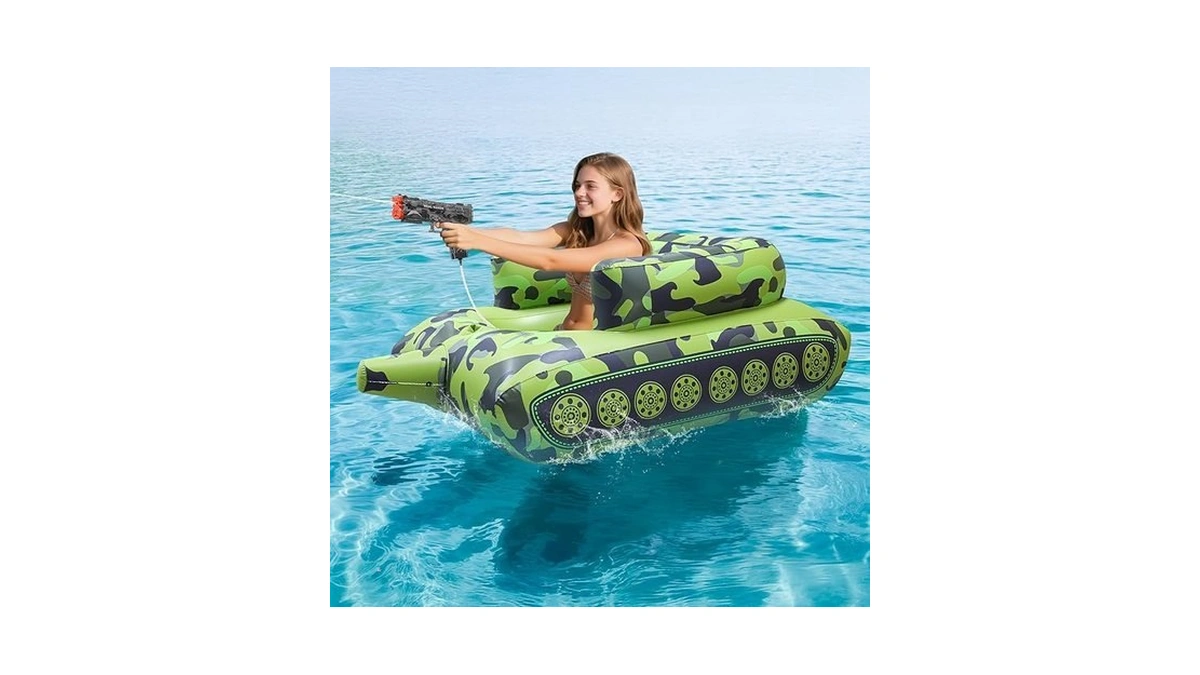 Ytkih Automatic Electric Water Gun With Pool Floats... - Coupon