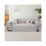 Czoynife Chenille Couch Cover For Pets Boho... - Coupon