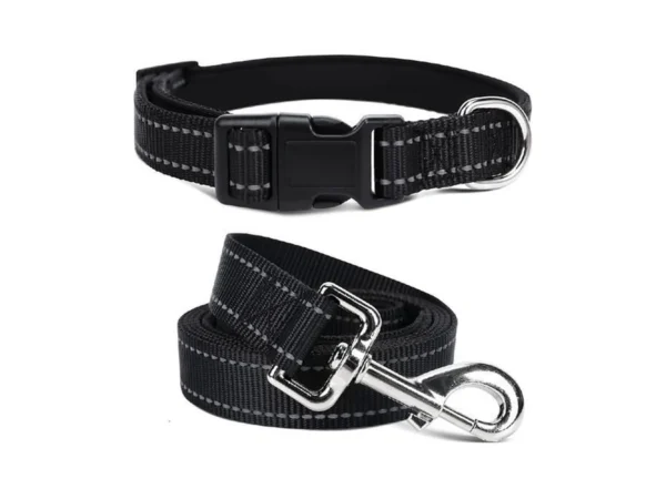 Jumpress Soft Neoprene Padded Dog Collar And Leash... - Coupon