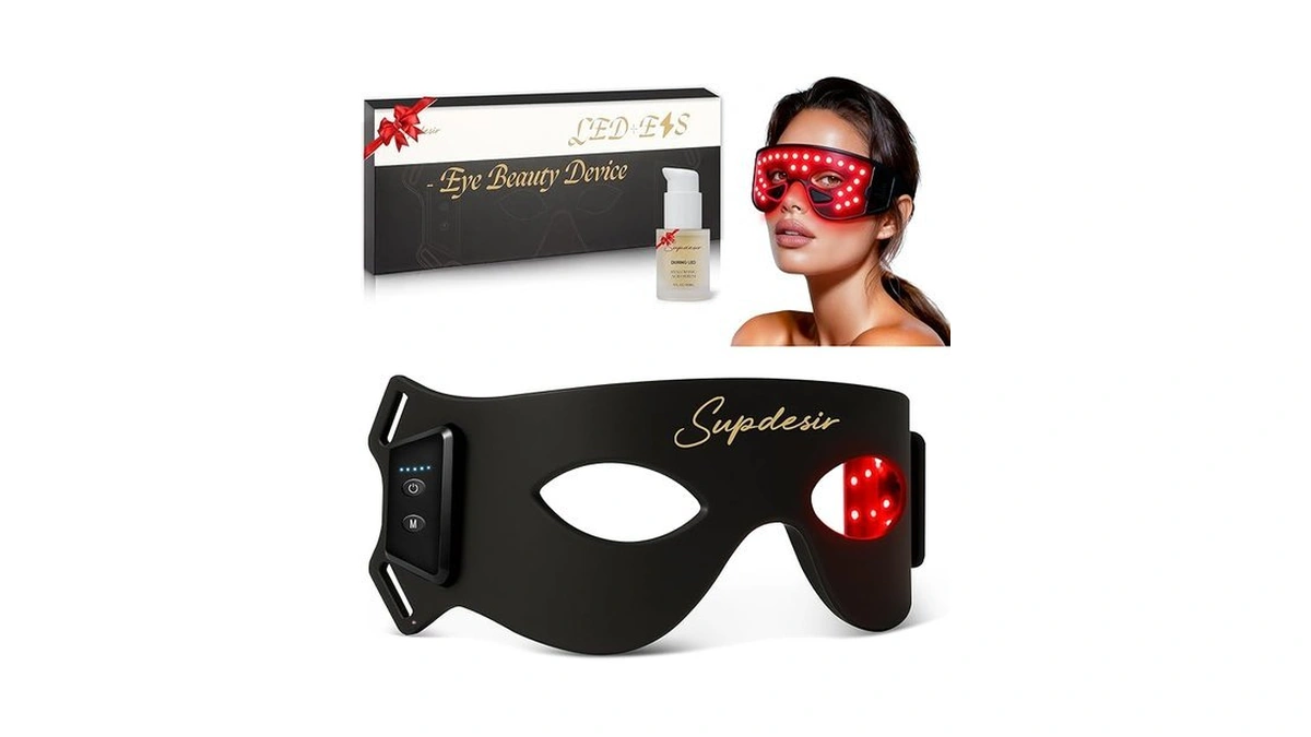 Red Light Therapy Eye Mask 7-color Led Light... - Coupon