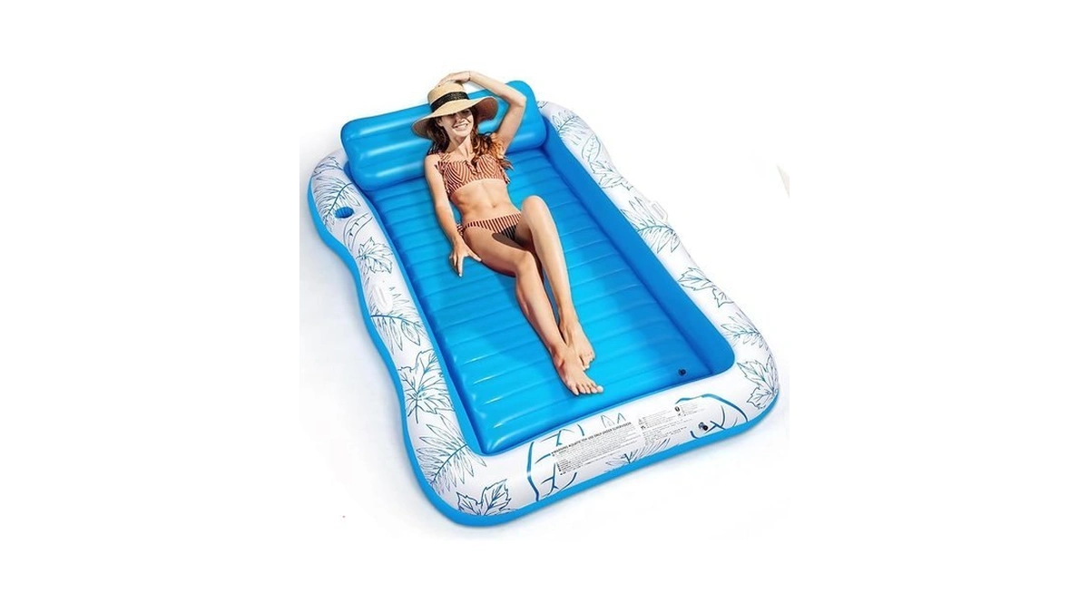Inflatable Adult Pool Lounger Float - Baiai Large... - Coupon