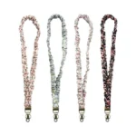 Bigfanshow 4 Pcs Stretchy Scrunchie Lanyard For Id... - Coupon