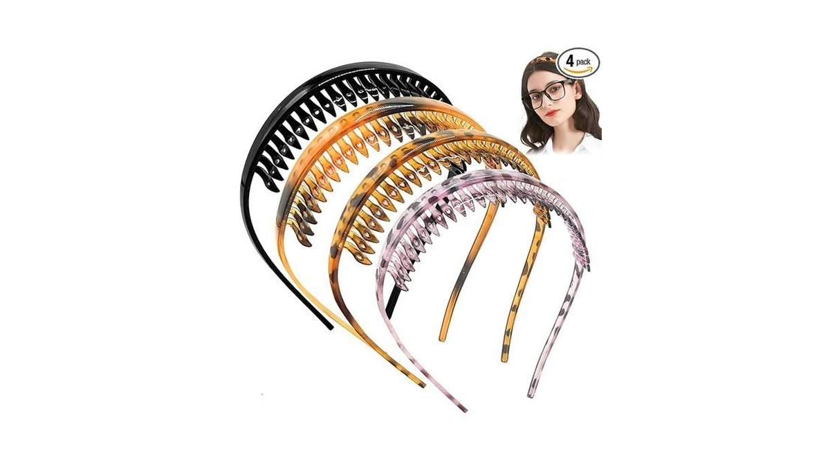 Huoflame 4 Pack No Pressure Headbands For Glasses... - Coupon