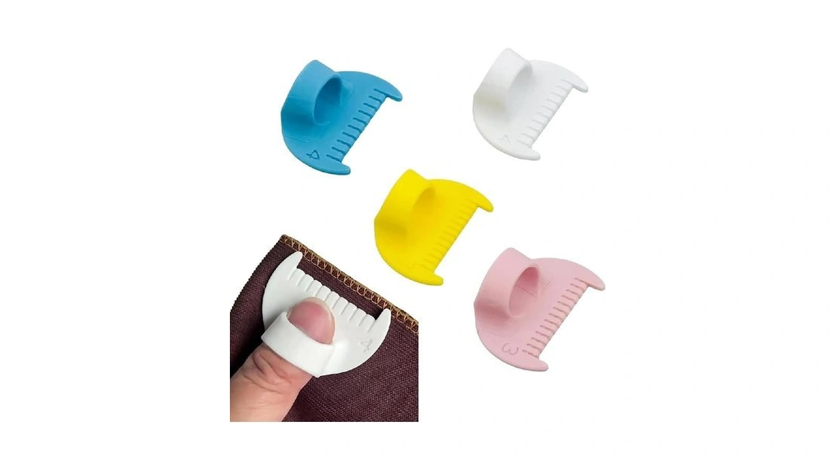 4pcs 3mm 4mm Edge Stitch Lock Sewing Gauge Thumb... - Coupon