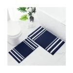 Homeideas Bathroom Rug Set 2 Piece Striped Super... - Coupon