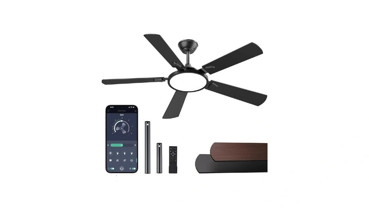 Ojx Ceiling Fans With Lights 52 Inch Ceiling Fan... - Coupon