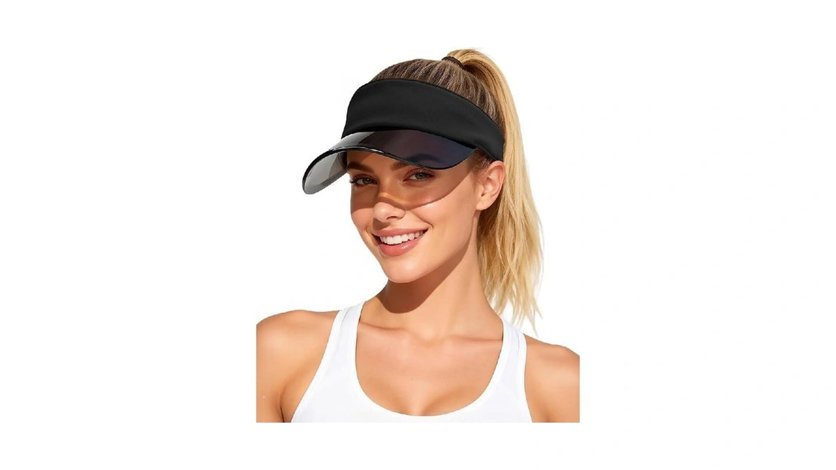 Janetshats Transparent Sun Visor Hat For Women Men... - Coupon