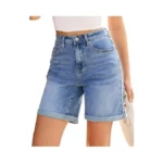 Vetinee High Waisted Shorts Women Womens Shorts... - Coupon