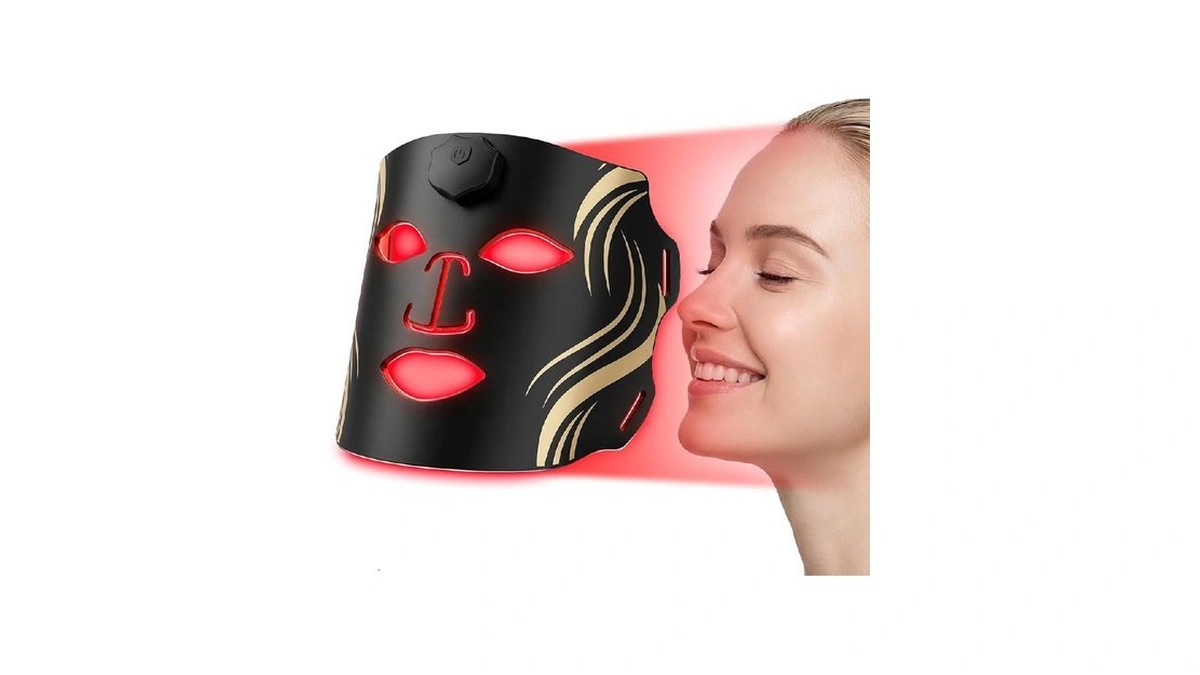 Rika Portable Led Face Mask Light Therapy 7 Colors... - Coupon