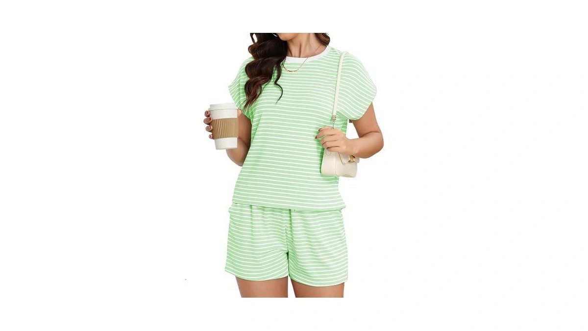 Outfeel Women S 2 Piece Striped Matching Set... - Coupon