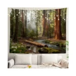 Shrahala Autumn Tree California Green Wall Tapestry... - Coupon