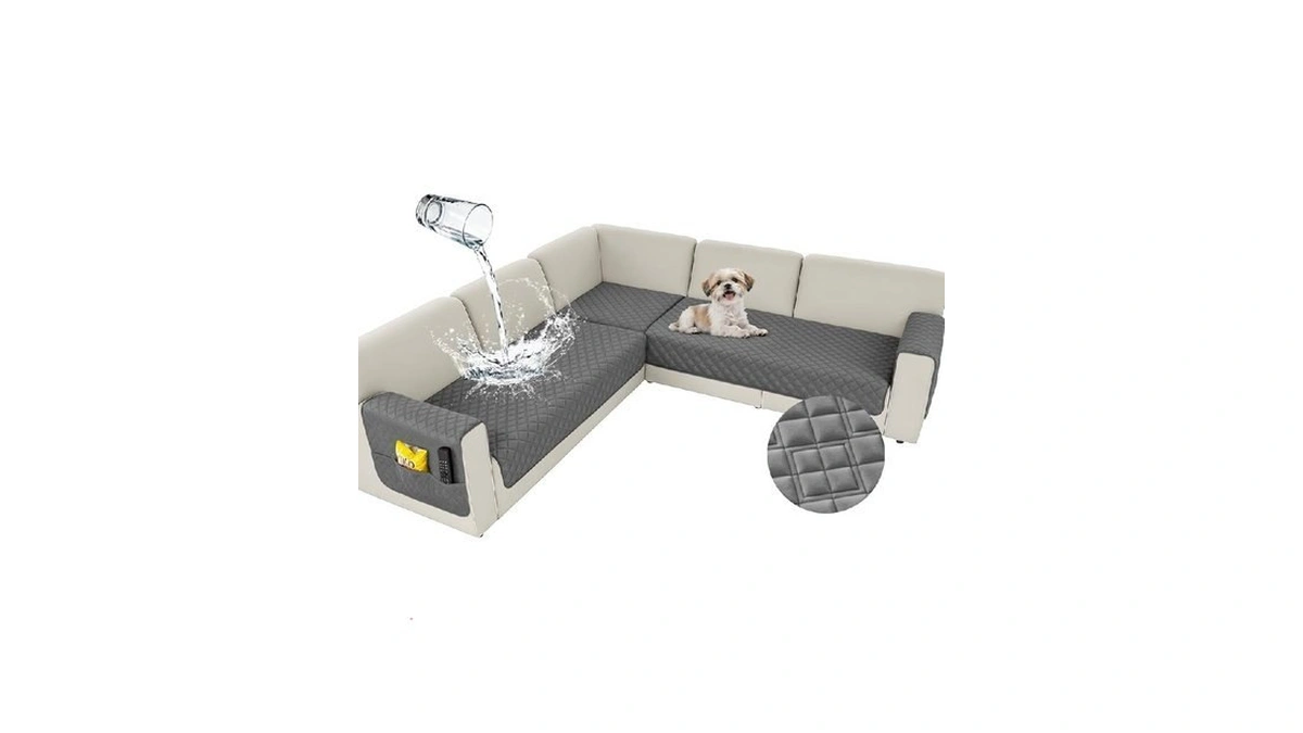 Arfntevss Waterproof Corner Sectional Couch Covers... - Coupon