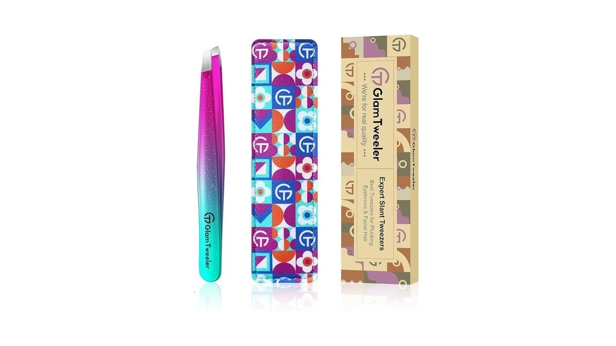 Expert Slant Tip Tweezers With Leather Case... - Coupon