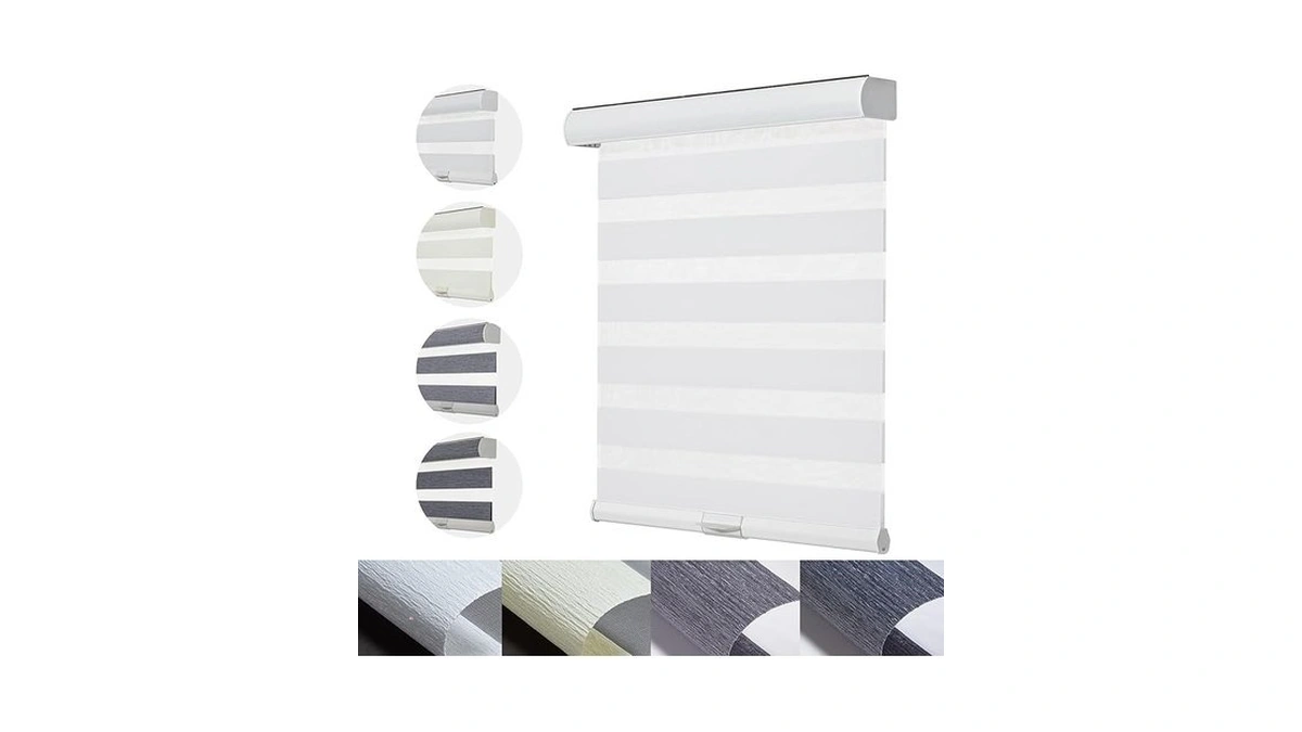Persilux Cordless Zebra Blinds For Windows With... - Coupon