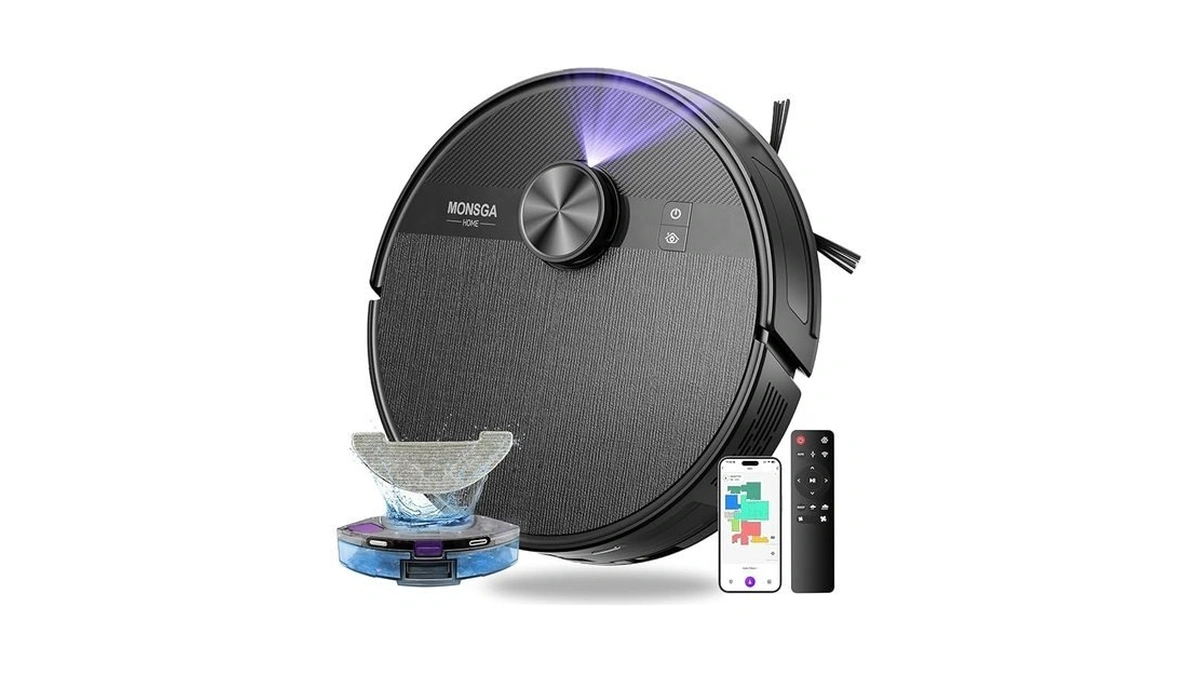 Monsga Robot Vacuum And Mop Combo 7000pa Robotic... - Coupon