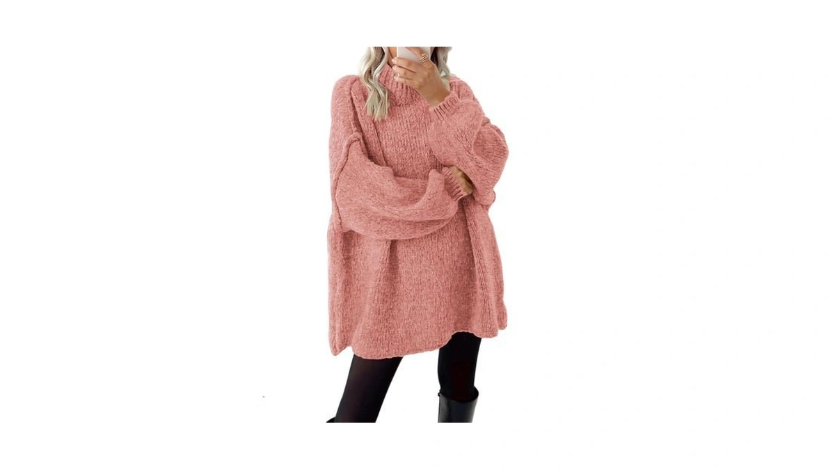 Btfbm Sweaters For Women Fall 2026 Long Sleeve Mock... - Coupon