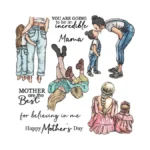 Lzbrdy Mother And Daughter Clear Stamps Cutting... - Coupon