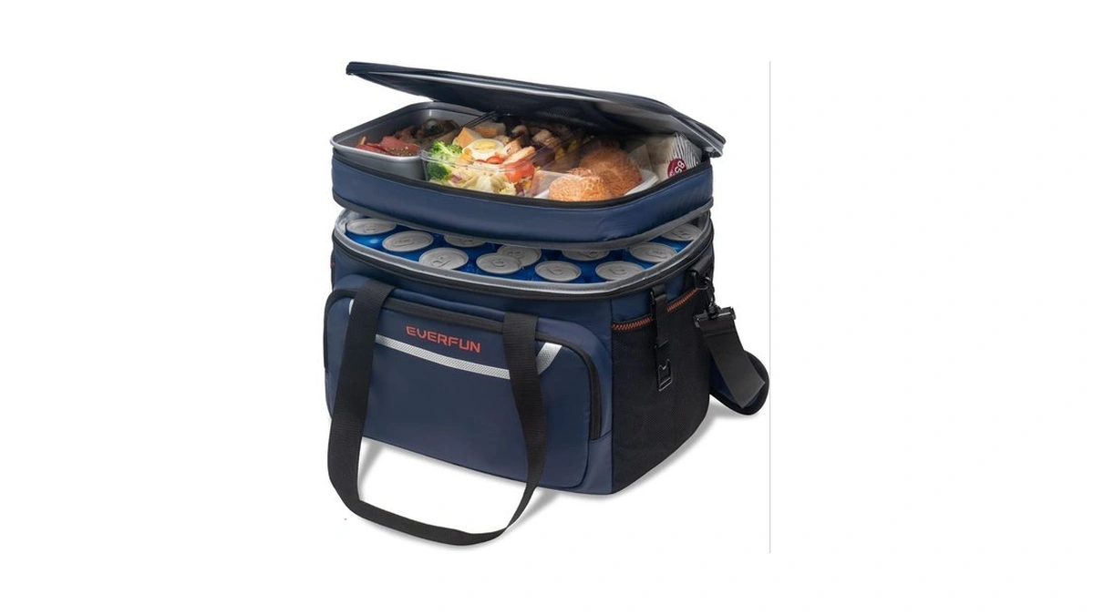 Everfun Large Soft Cooler Bag Insulated Cooler 48... - Coupon