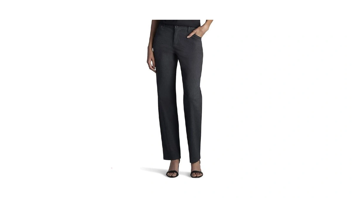 Lee Women S Relaxed Fit All Day Straight Leg Pant... - Coupon