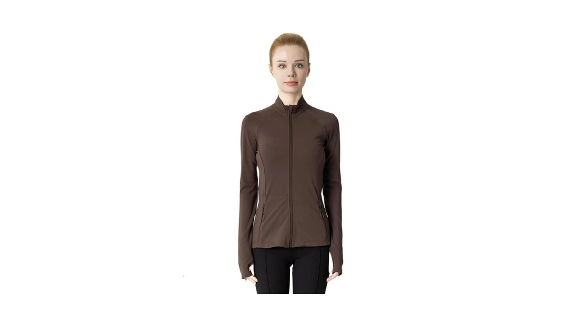 Leapstride Women S Slim-fit Zip-up Jacket - 2 Side... - Coupon