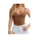 Avidlove Bodysuits For Women Sheer Thong Body Suit... - Coupon
