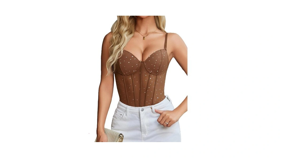 Avidlove Bodysuits For Women Sheer Thong Body Suit... - Coupon