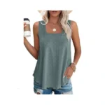 Weeso Womens Tank Tops Loose Fit Square Neck Cute... - Coupon