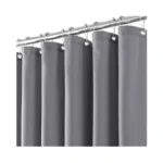 Jolilight Grey Linen Small Stall Shower Curtains... - Coupon